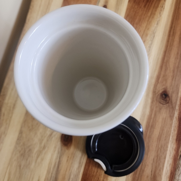 Starbucks 2014 Winking Eye Mermaid Siren Face Ceramic Coffee Mug Travel Tumbler - Picture 9 of 10